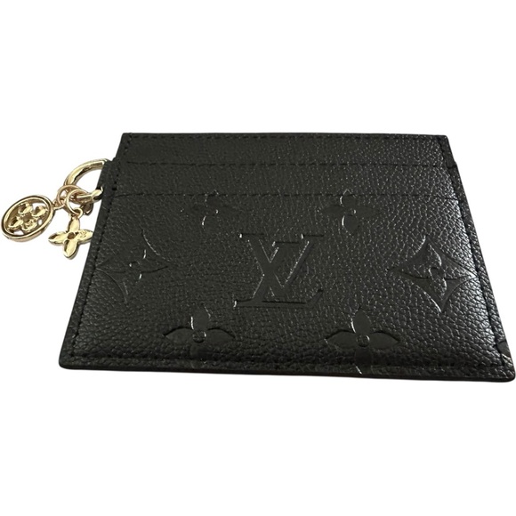 NWOT Louis Vuitton Empreinte Monogram Black Key & Card Holder MSRP $695 - Picture 1 of 6